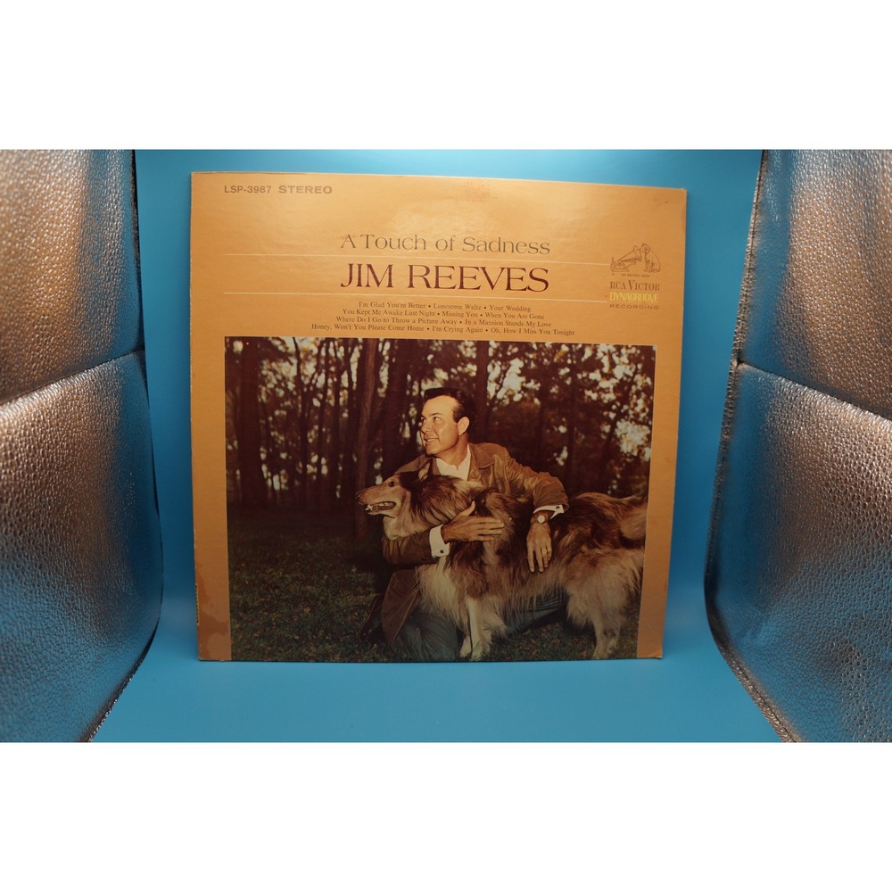 Jim Reeves A Touch of Sadness Vinyl LP RCA Victor LSP-3987 Stereo Dynagroove